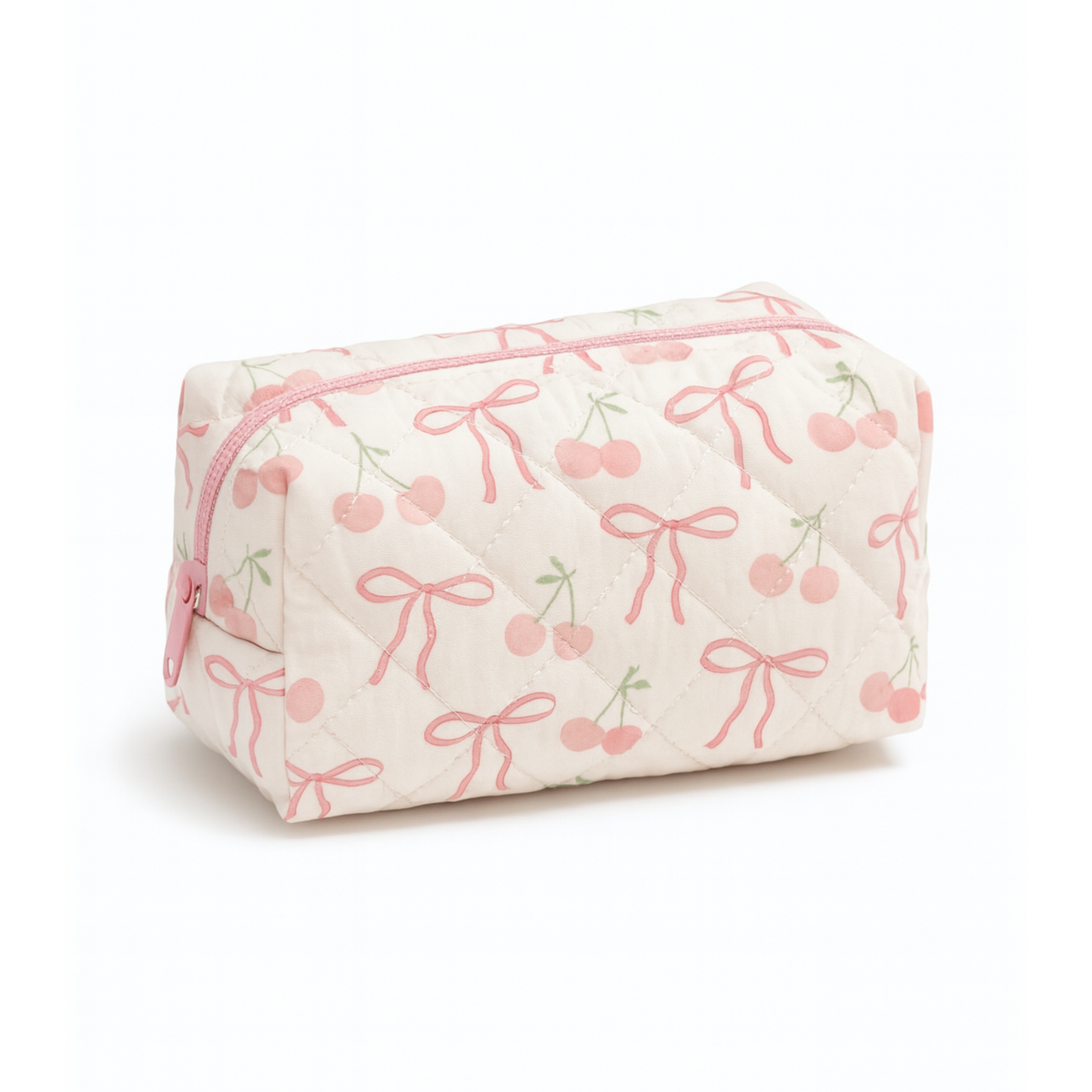 Cherries & ribbons pouch π