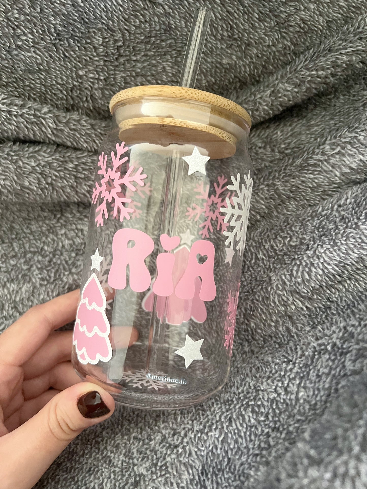 Pink Christmas cup ❄️