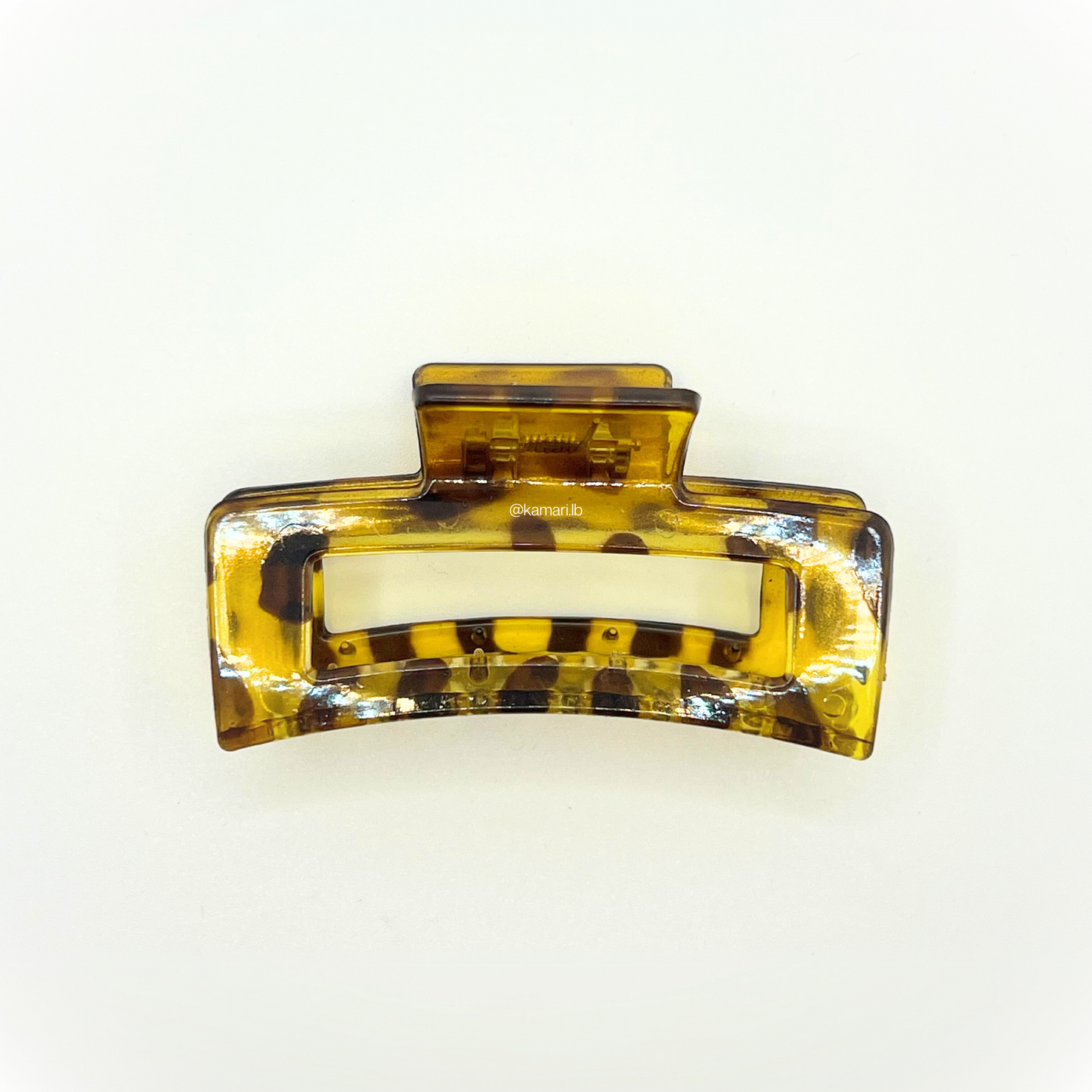 Leopard Print Claw Clip