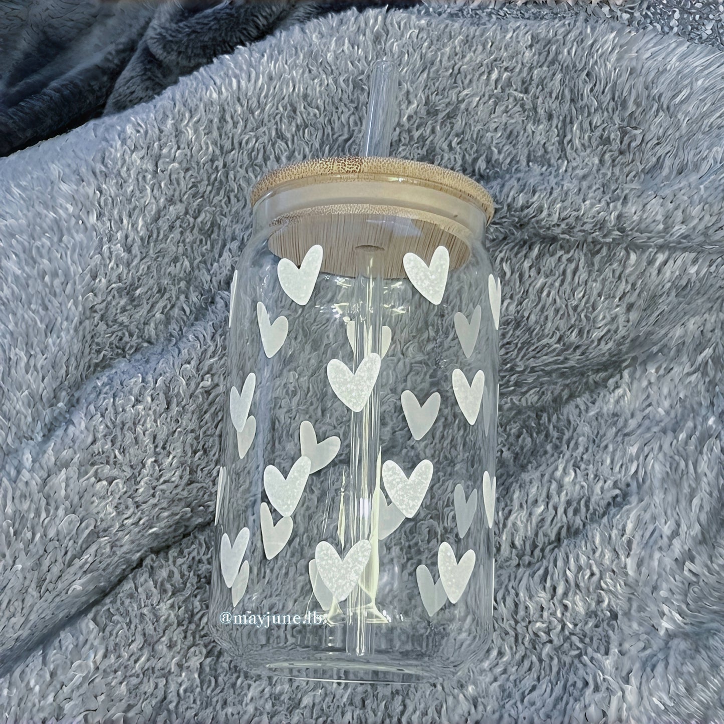 Customized Heart cup🤍❄️
