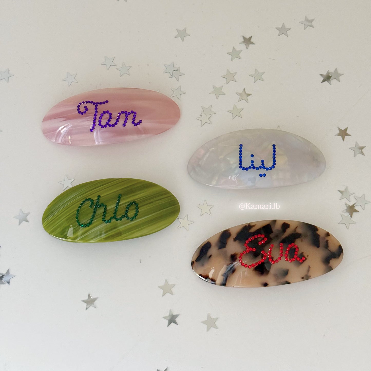 Customized hair barrettes β¨