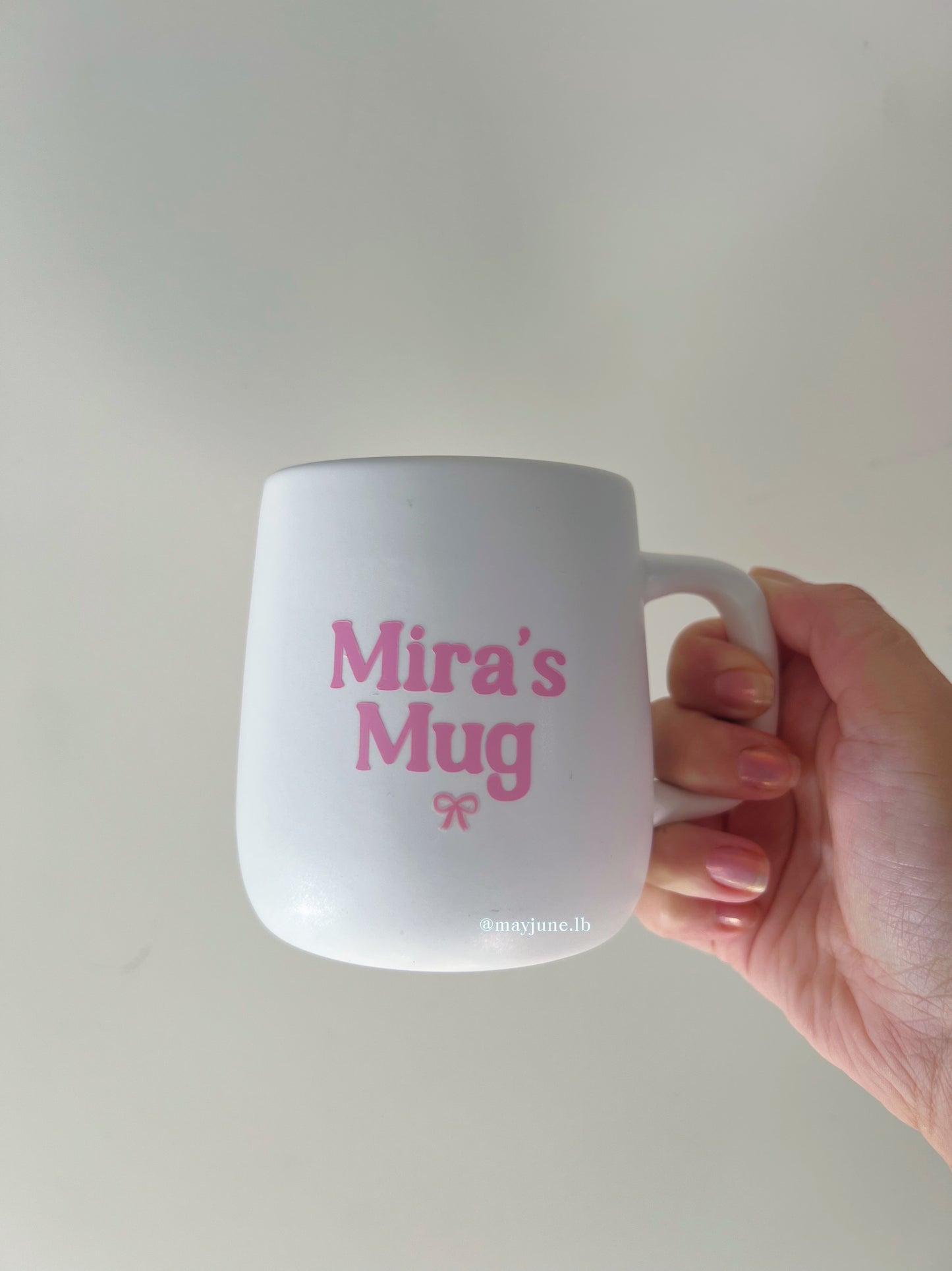 Customized matte ceramic mug