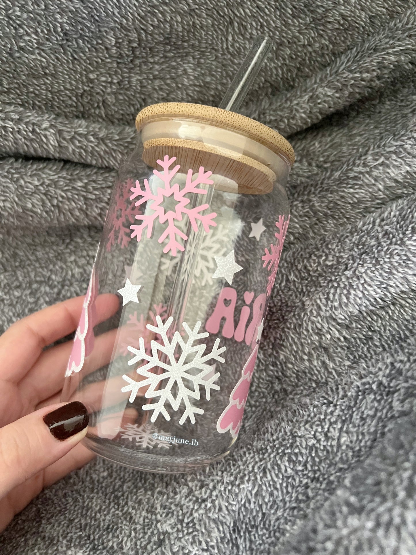 Pink Christmas cup ❄️