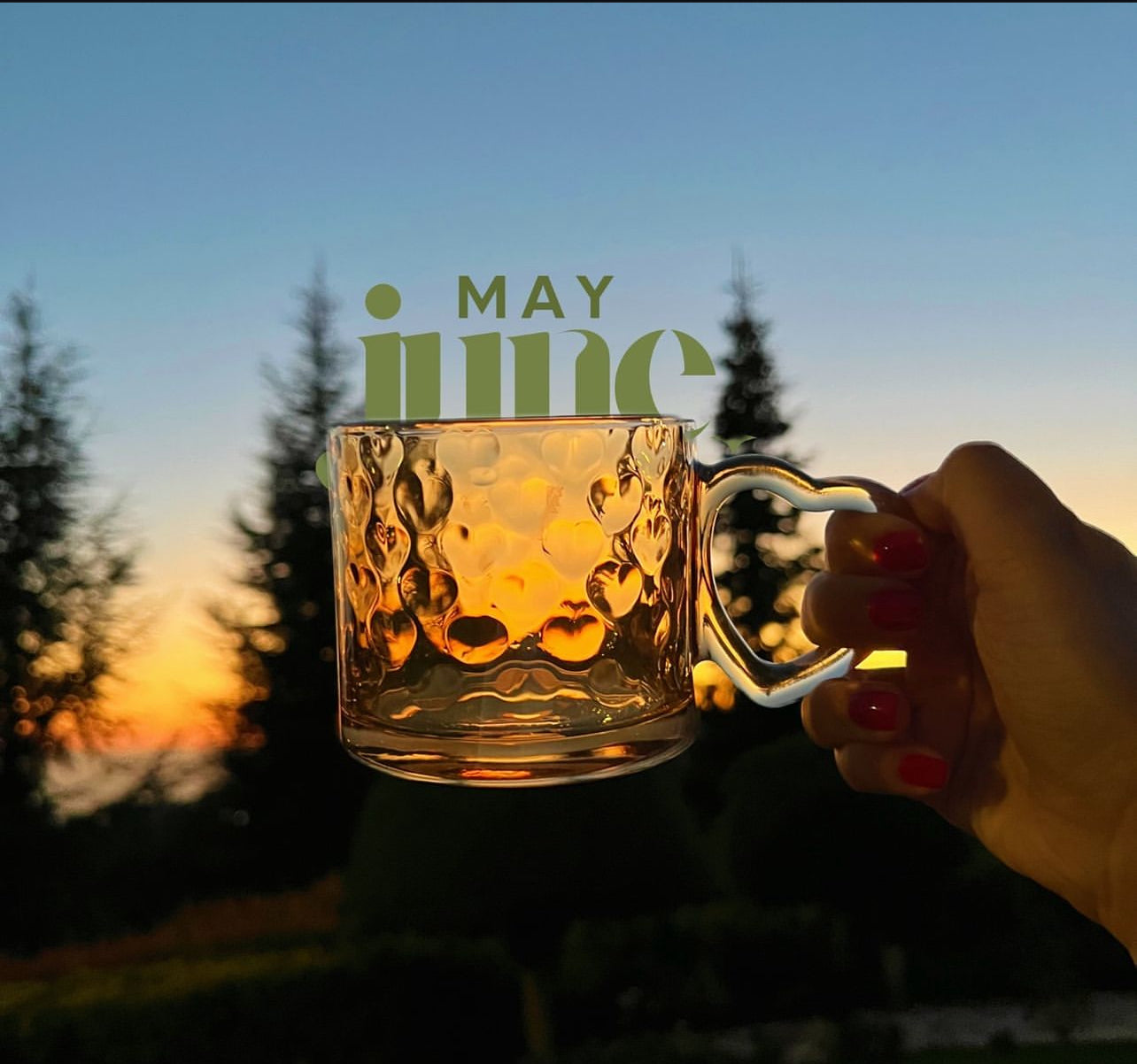 Heart handle mug