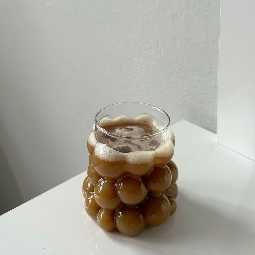 Bubble glass cup π«§
