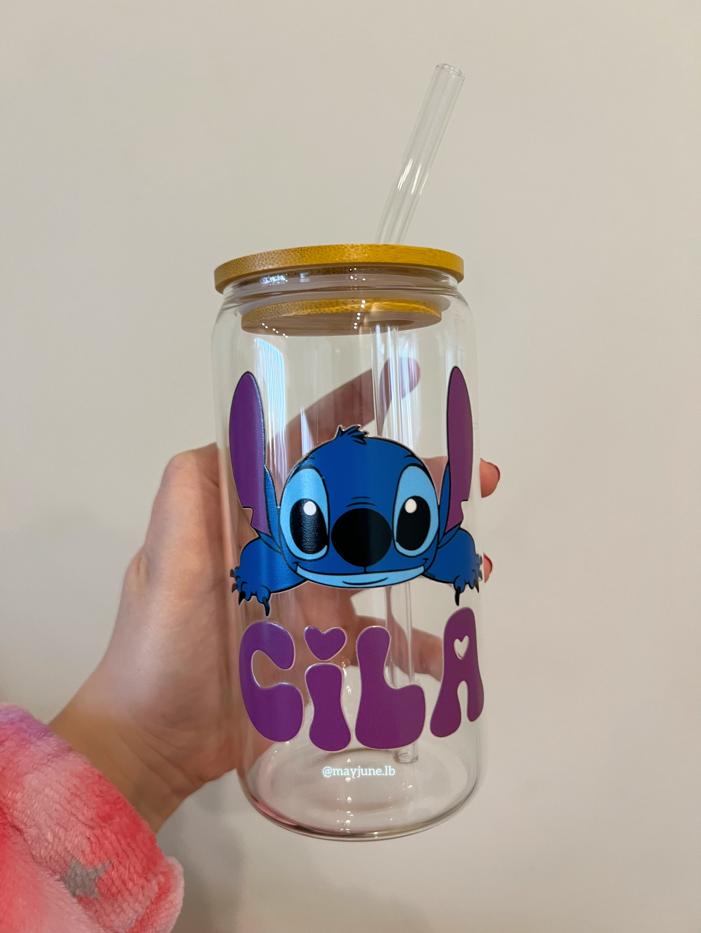 Customized Stitch Cup 💙