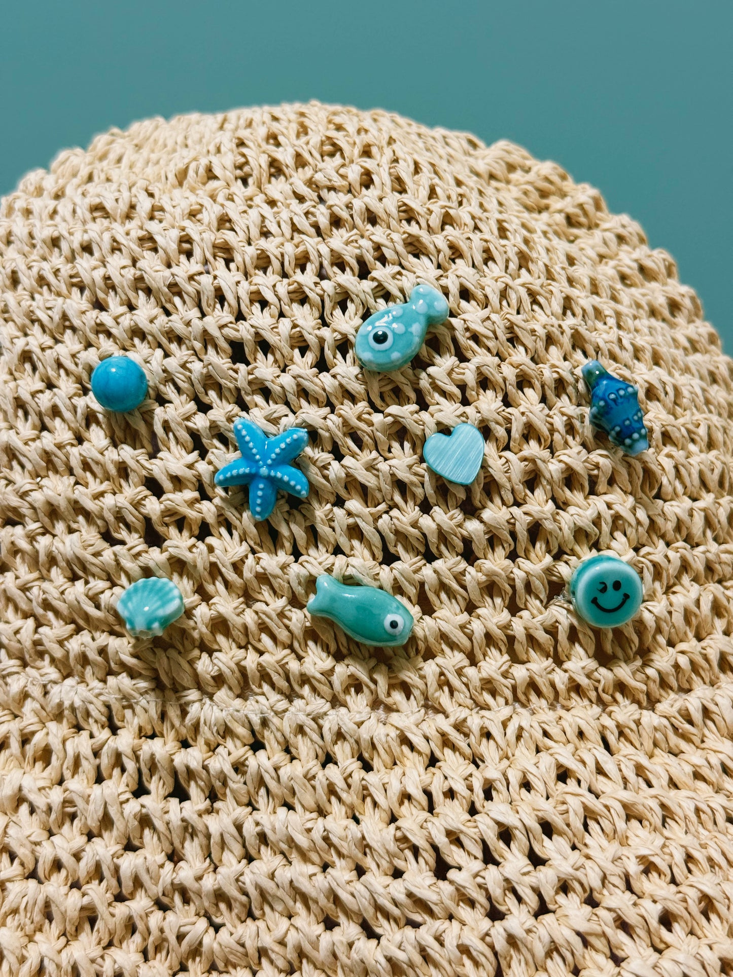 Ocean Treasures Handmade Hat ๐ฉต