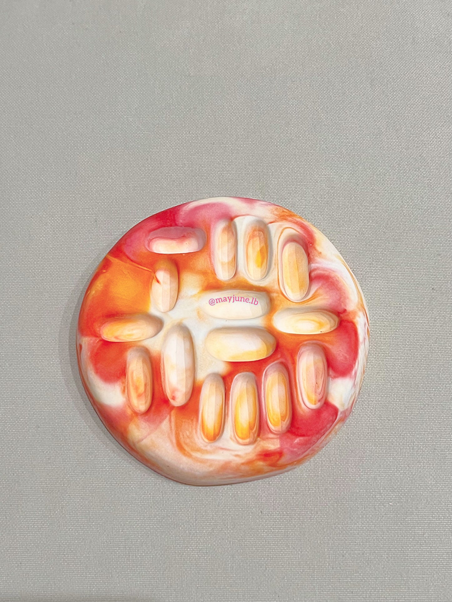 Tie-dye trinket tray π§‘π©· π
