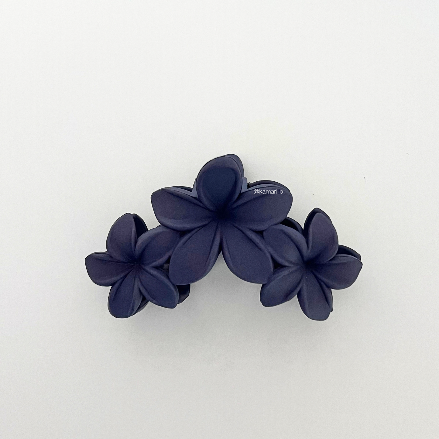 Triple Flower Claw Clips