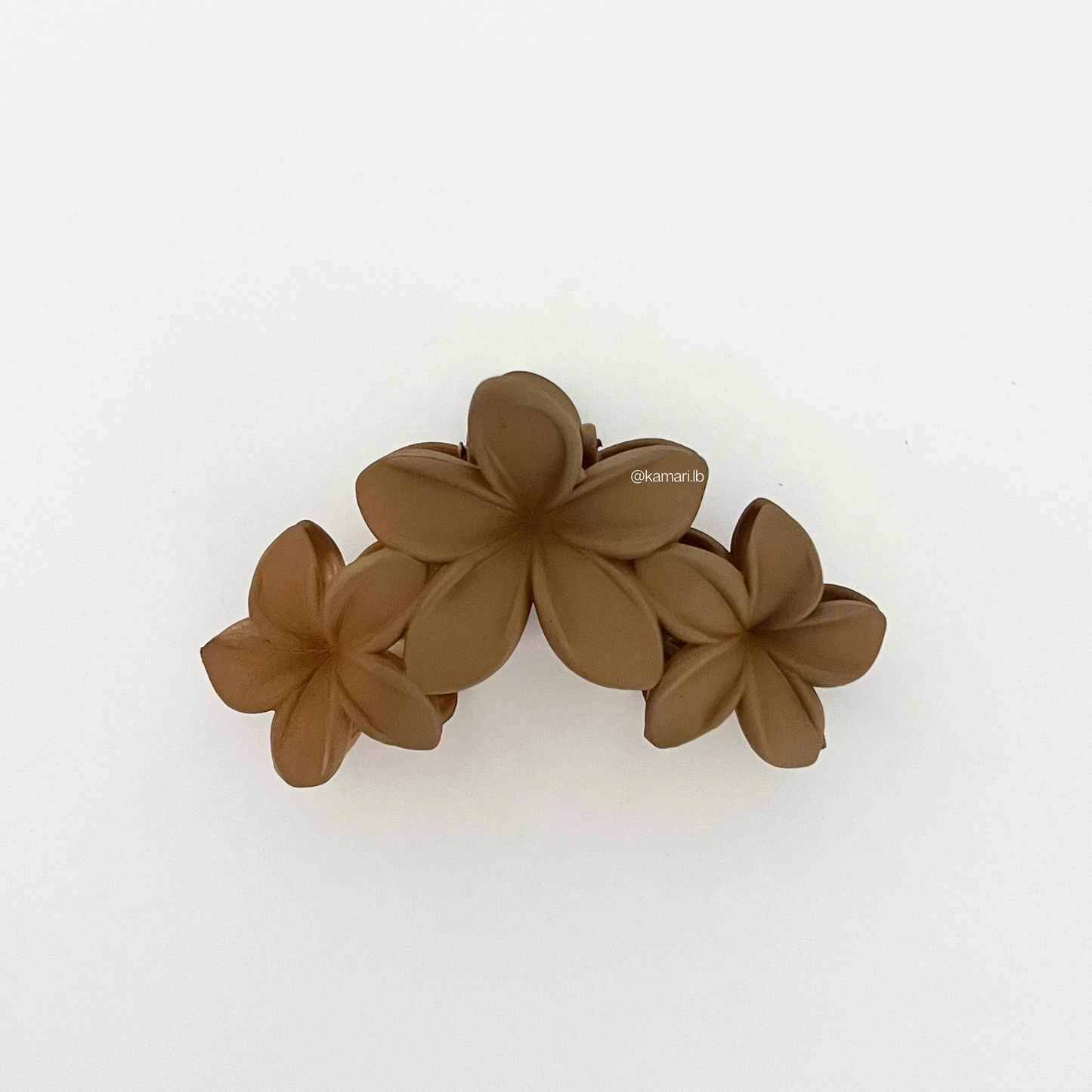 Triple Flower Claw Clips