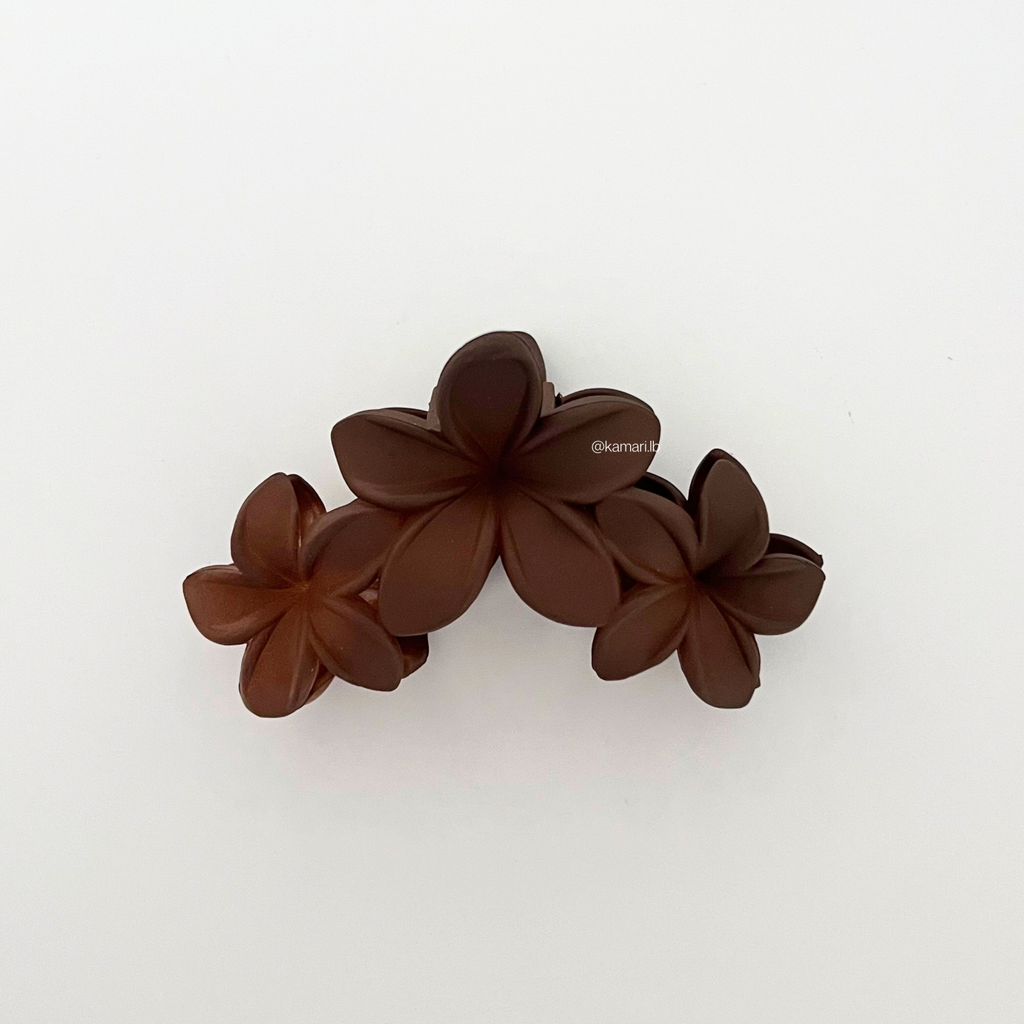 Triple Flower Claw Clips
