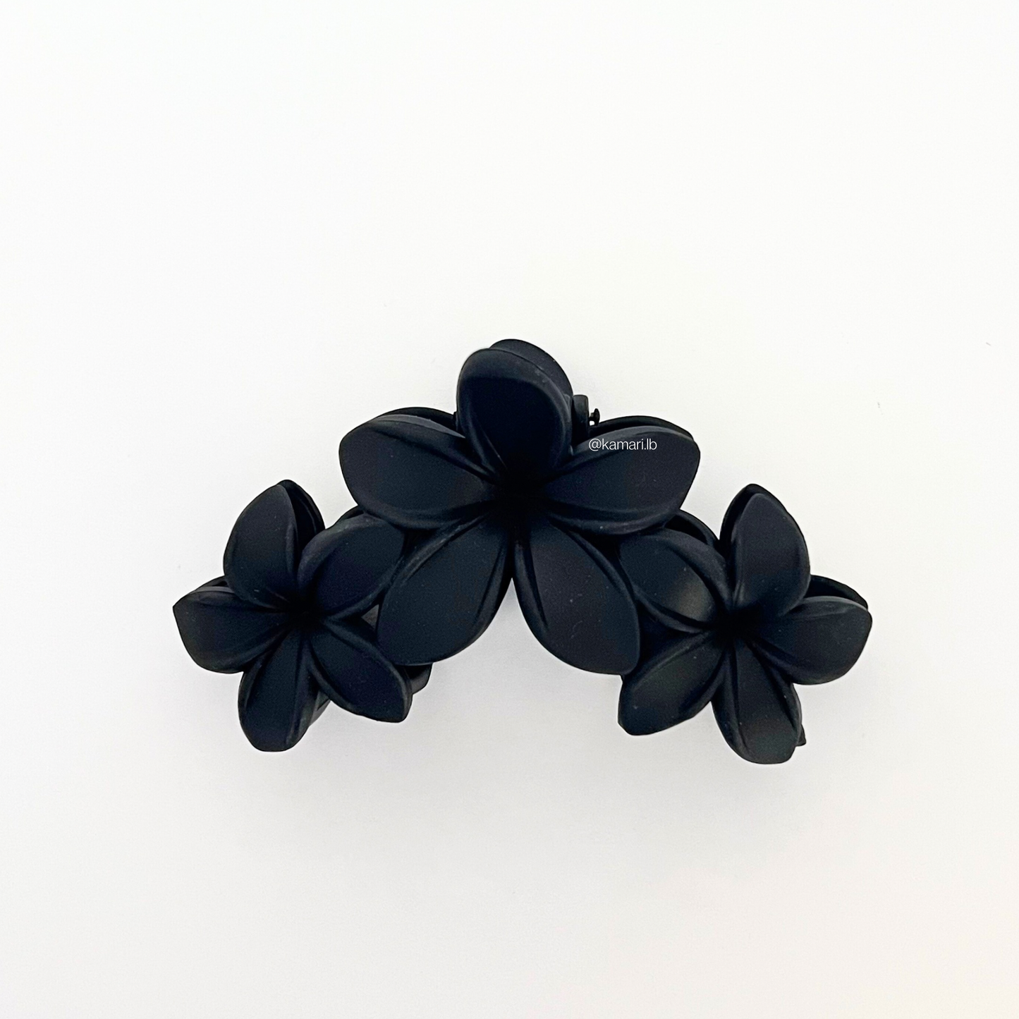 Triple Flower Claw Clips