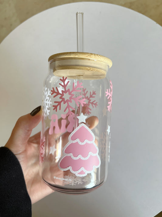 Pink Christmas cup ❄️