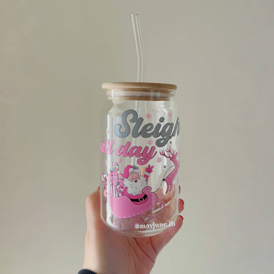 Sleigh all day Christmas cup 🛷🎅🏻