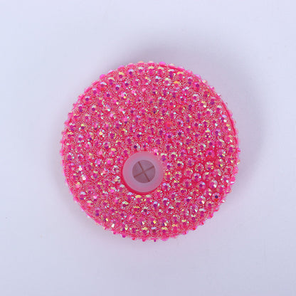 Bedazzled plastic lid 💖