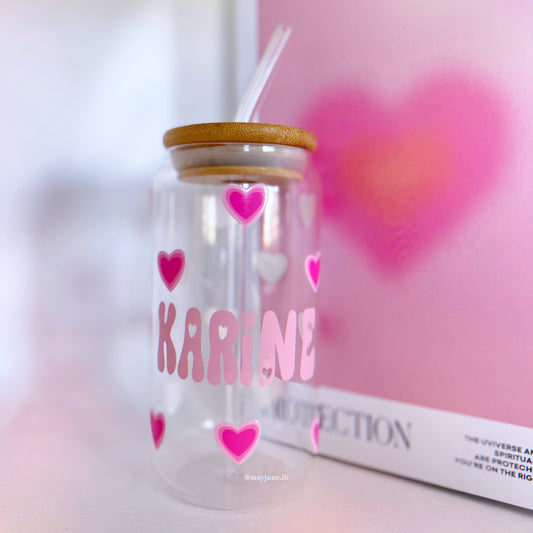 Shades of pink heart cup 💗