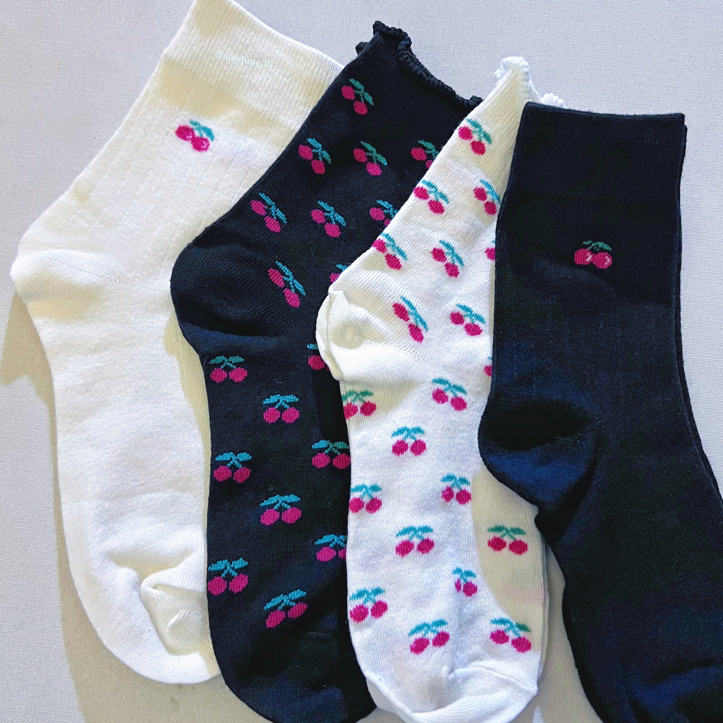 Cherry socks 🍒