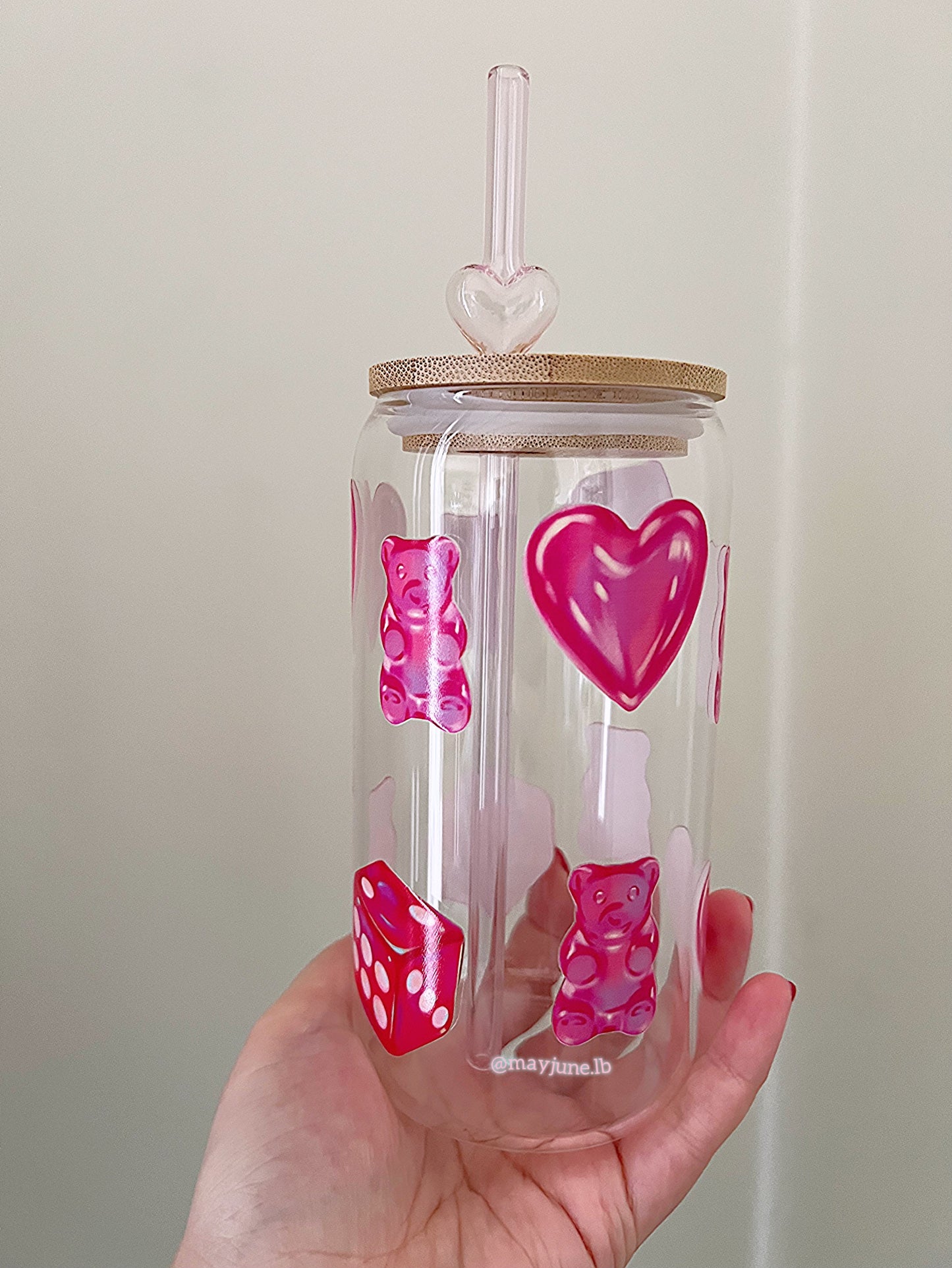 Summer lover Gummy bear cup 🐻 🎲