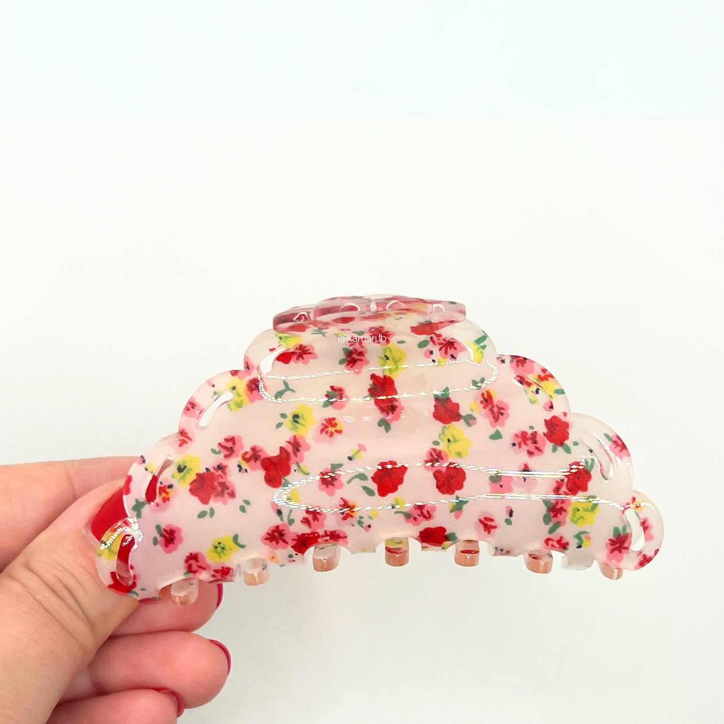 Vintage Flower hair Claw