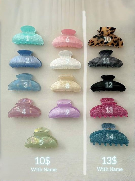 Personalized Claw Clips✨