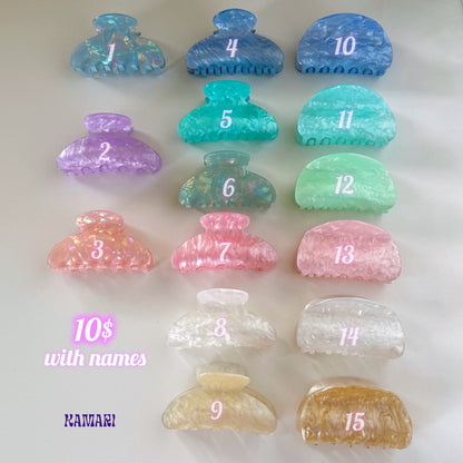Personalized Claw Clips✨