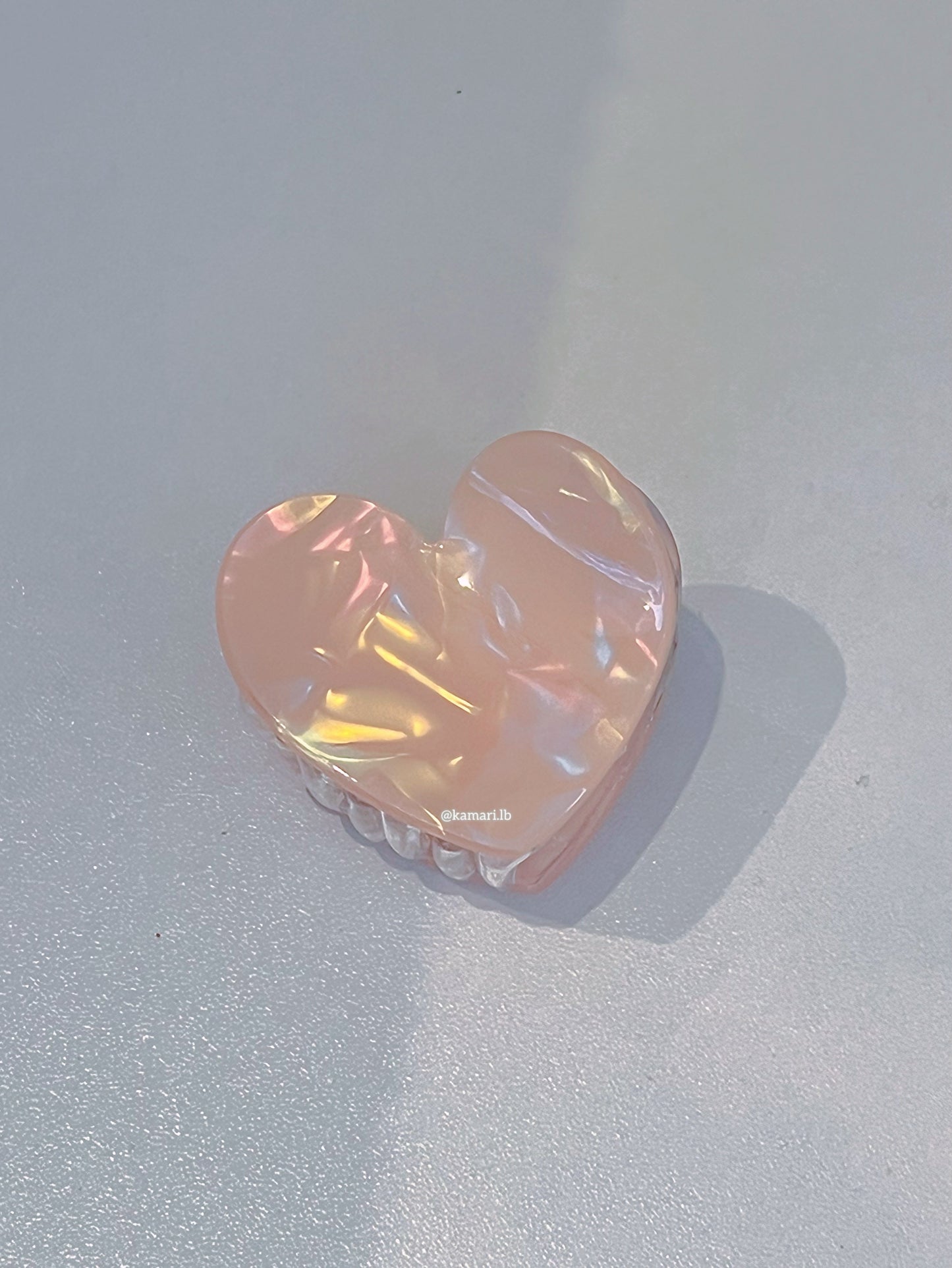 Acetic Heart claw clip 💗