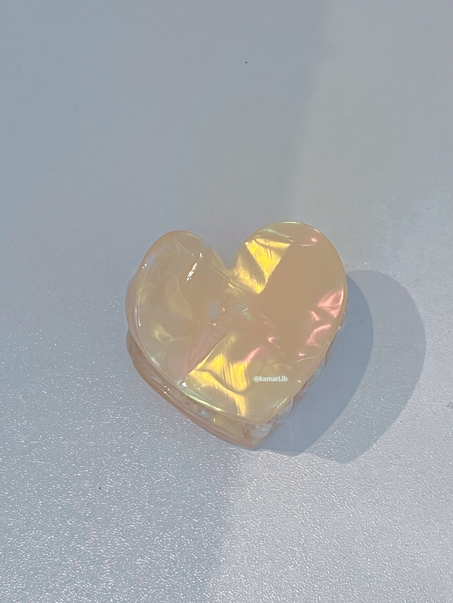 Acetic Heart claw clip 💗