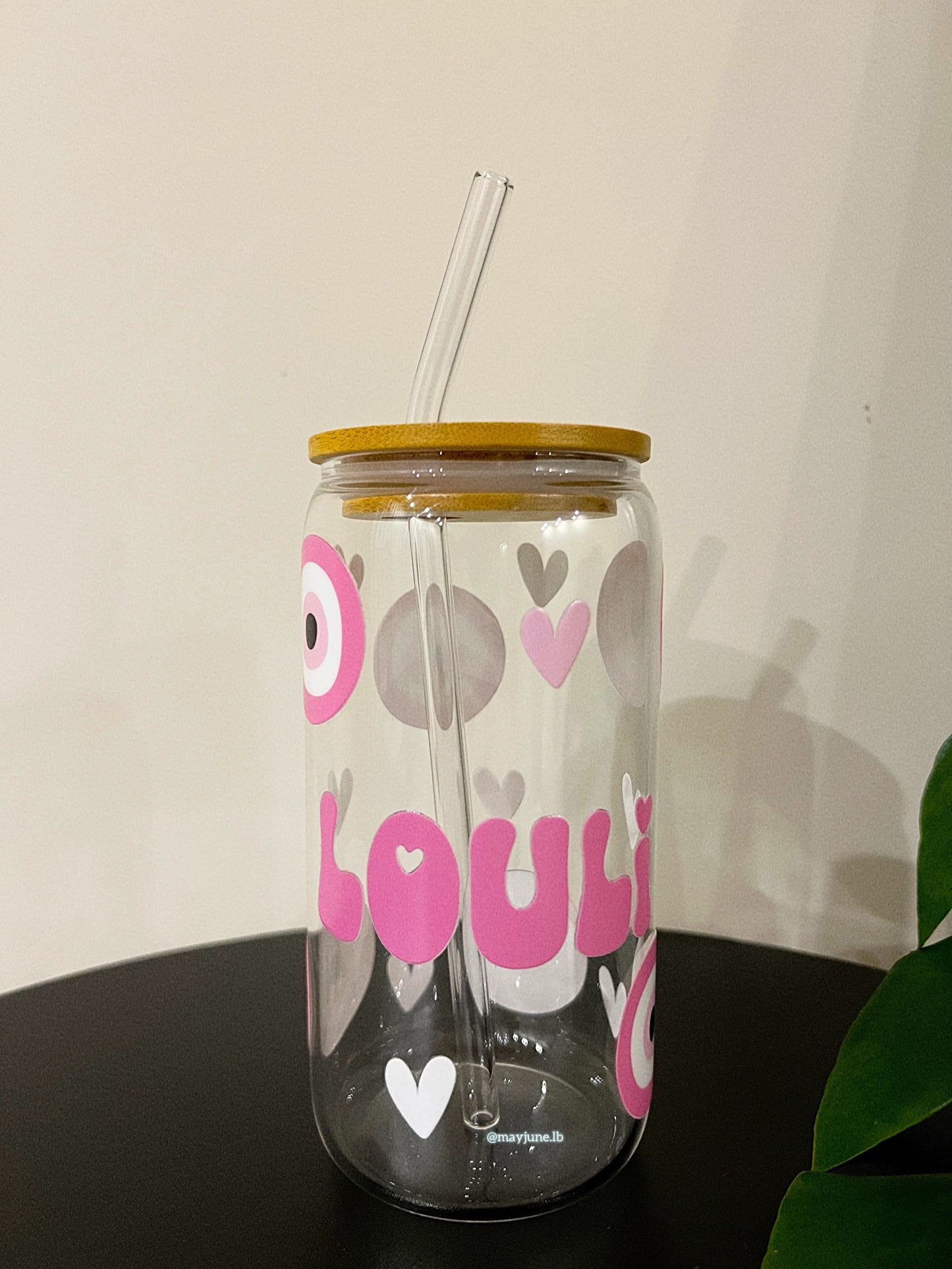 Duo Hearts | Evil Eyes Cup 🤍🩷 🧿