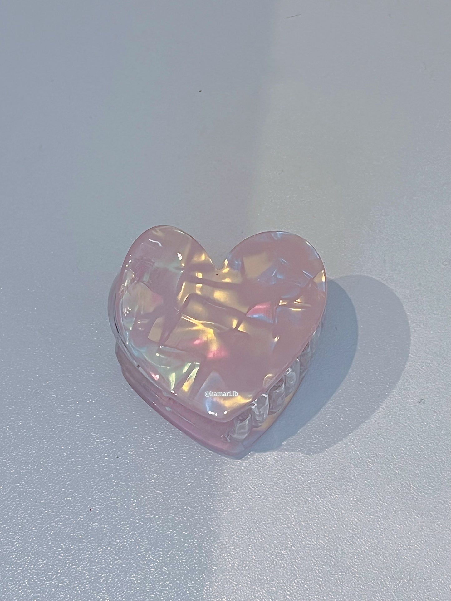 Acetic Heart claw clip 💗