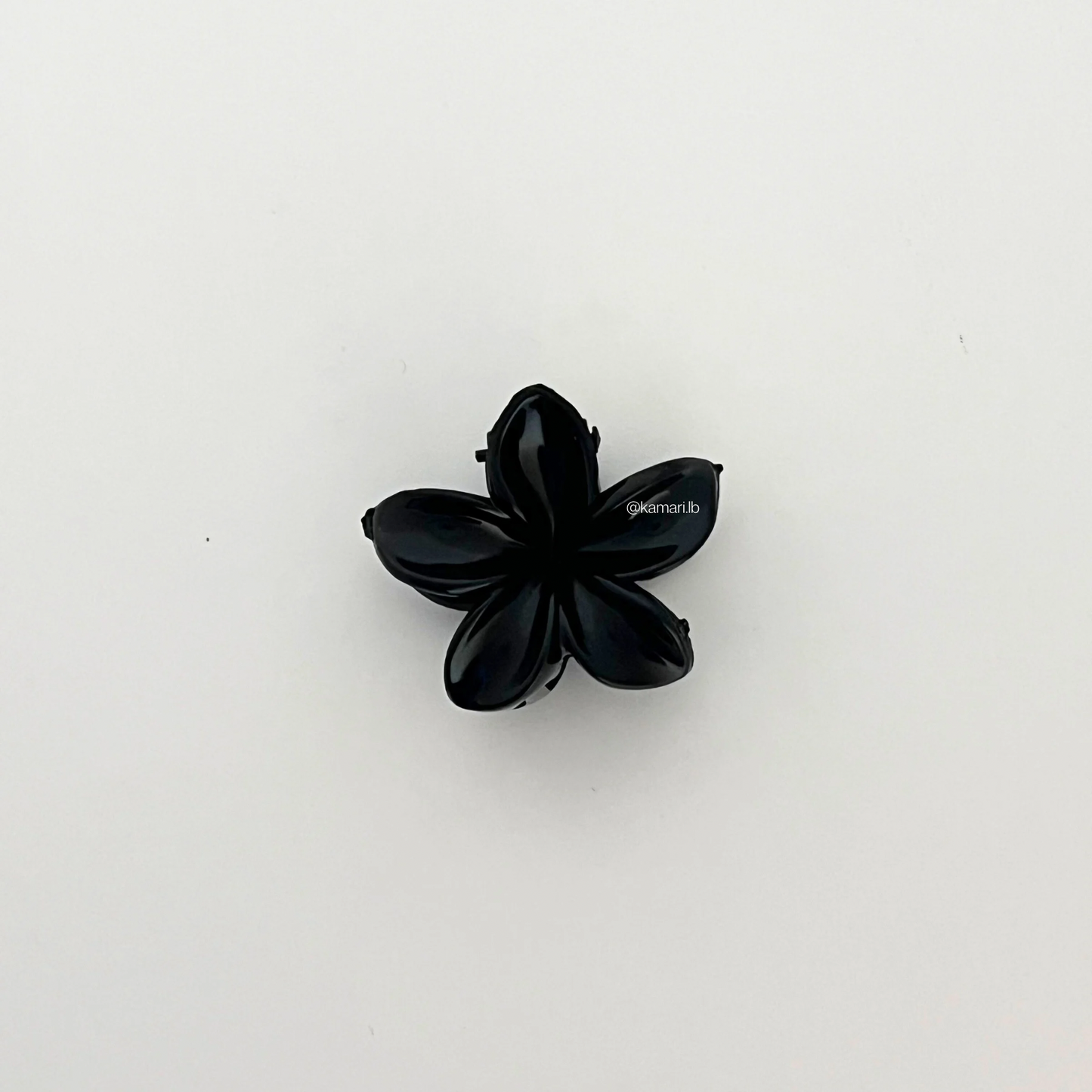 Mini Plumeria Flower Claw Clips