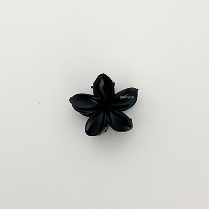 Mini Plumeria Flower Claw Clips