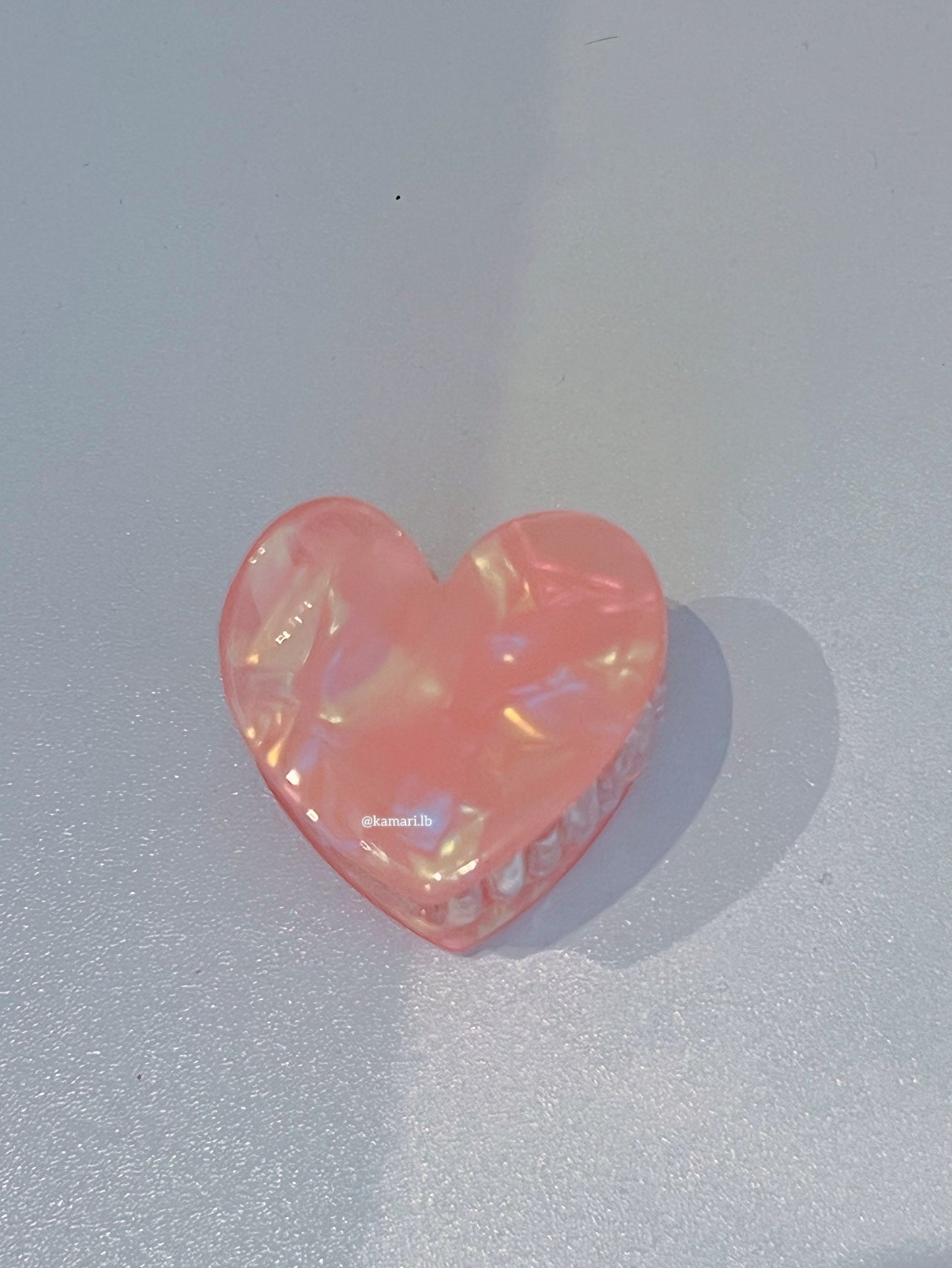 Acetic Heart claw clip 💗