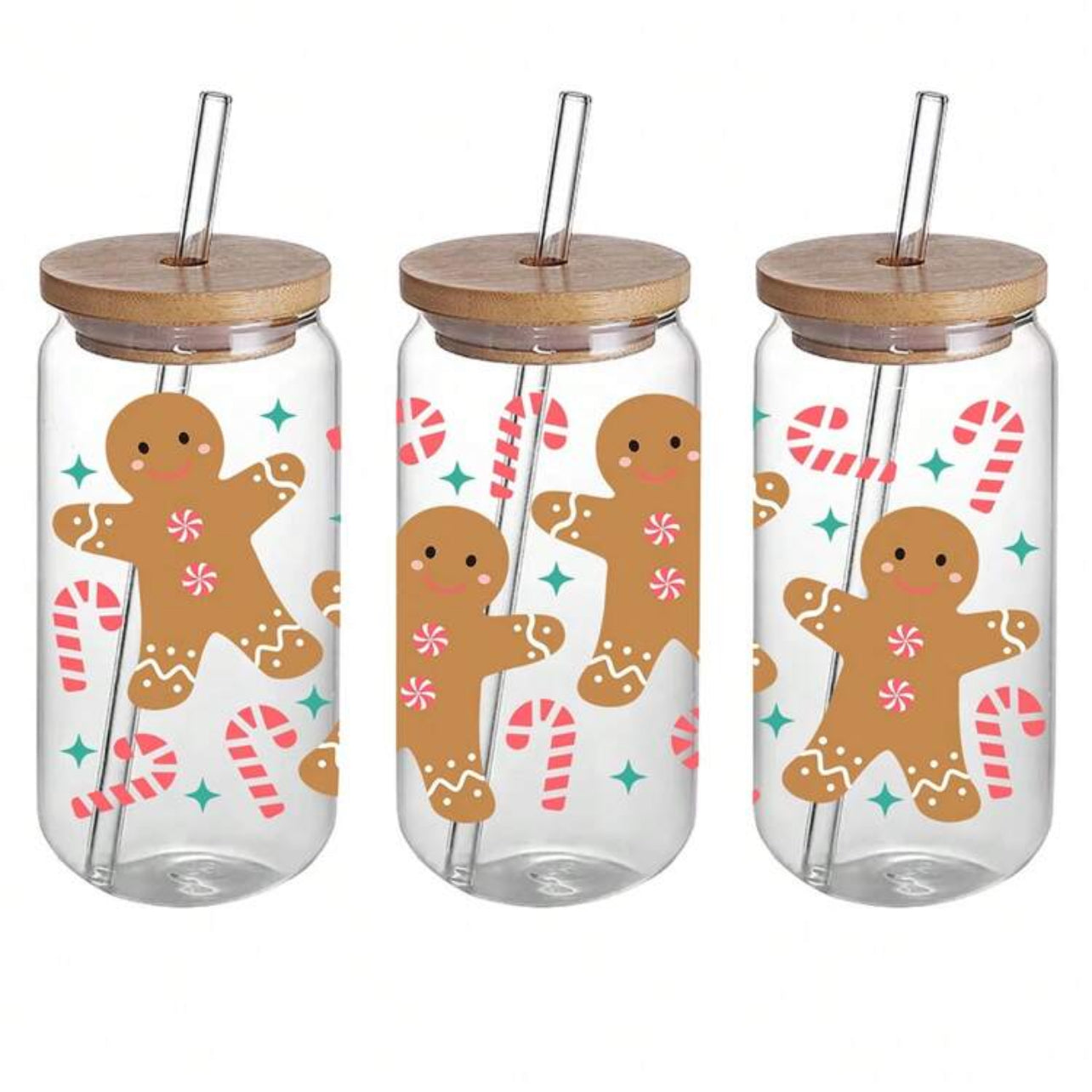 gingerbread Glass Cup