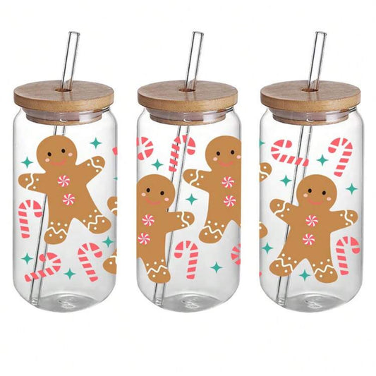 gingerbread Glass Cup