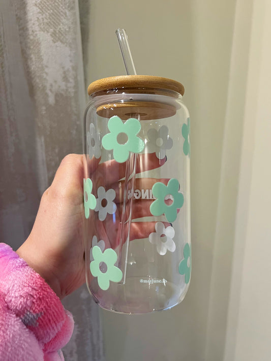 Flower design cup 🌼