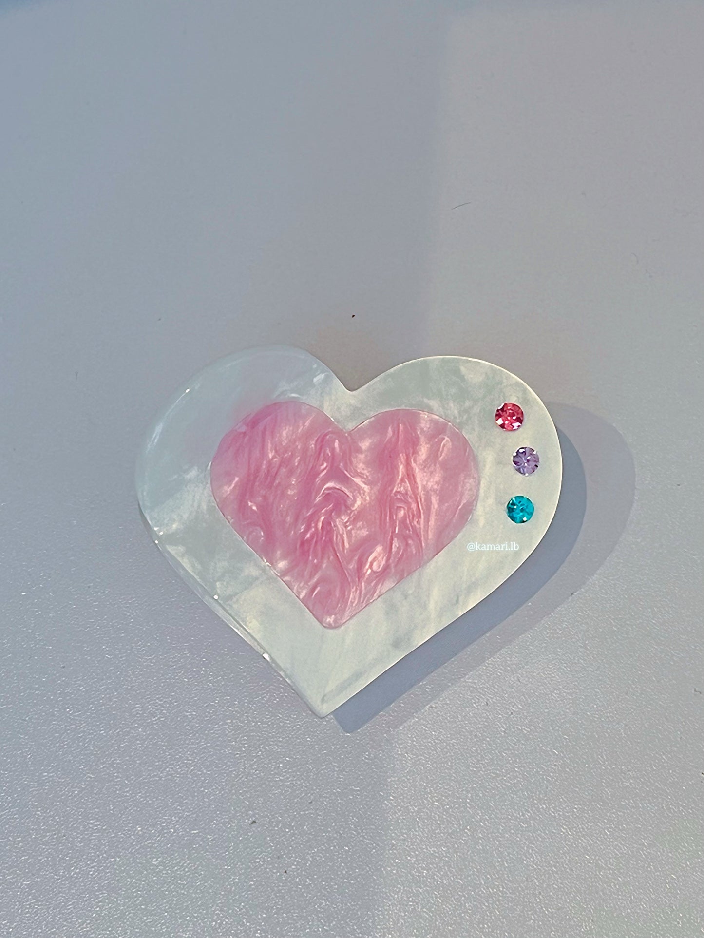 Heart shaped clip 💗