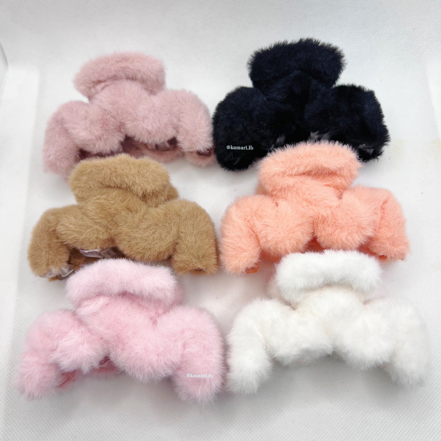 Wavy plushie Claw clip