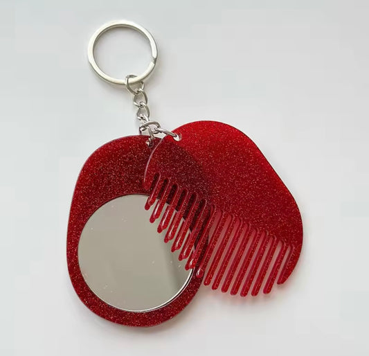Initial Hair Bestie Keychain ✨