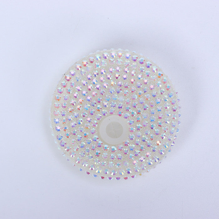 Bedazzled plastic lid 💖