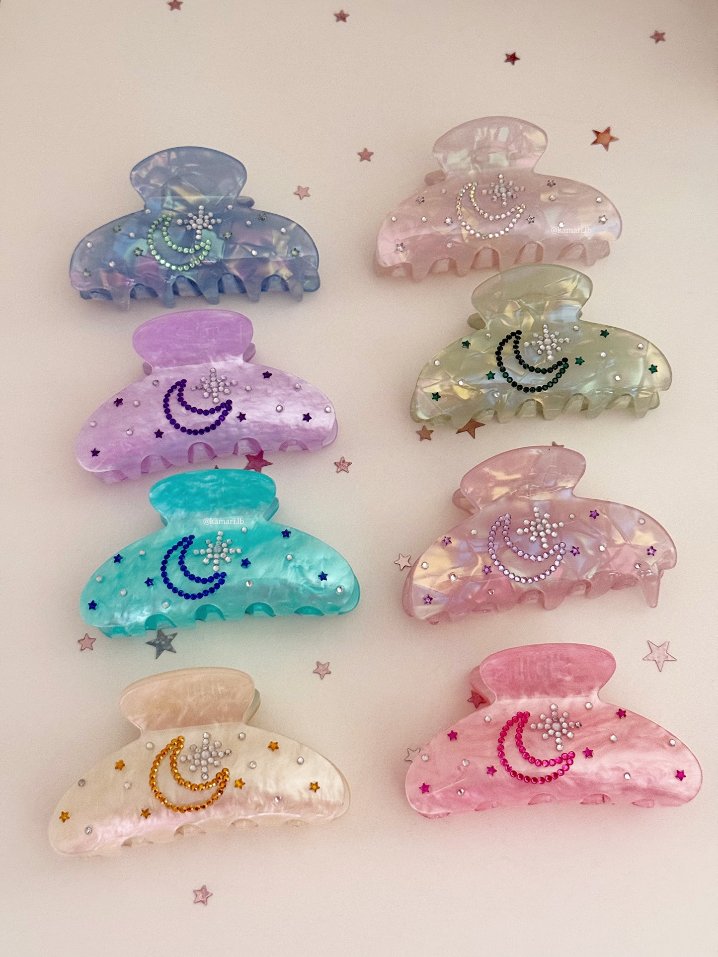 Moon & Stars claw clip 🌙 ⭐️
