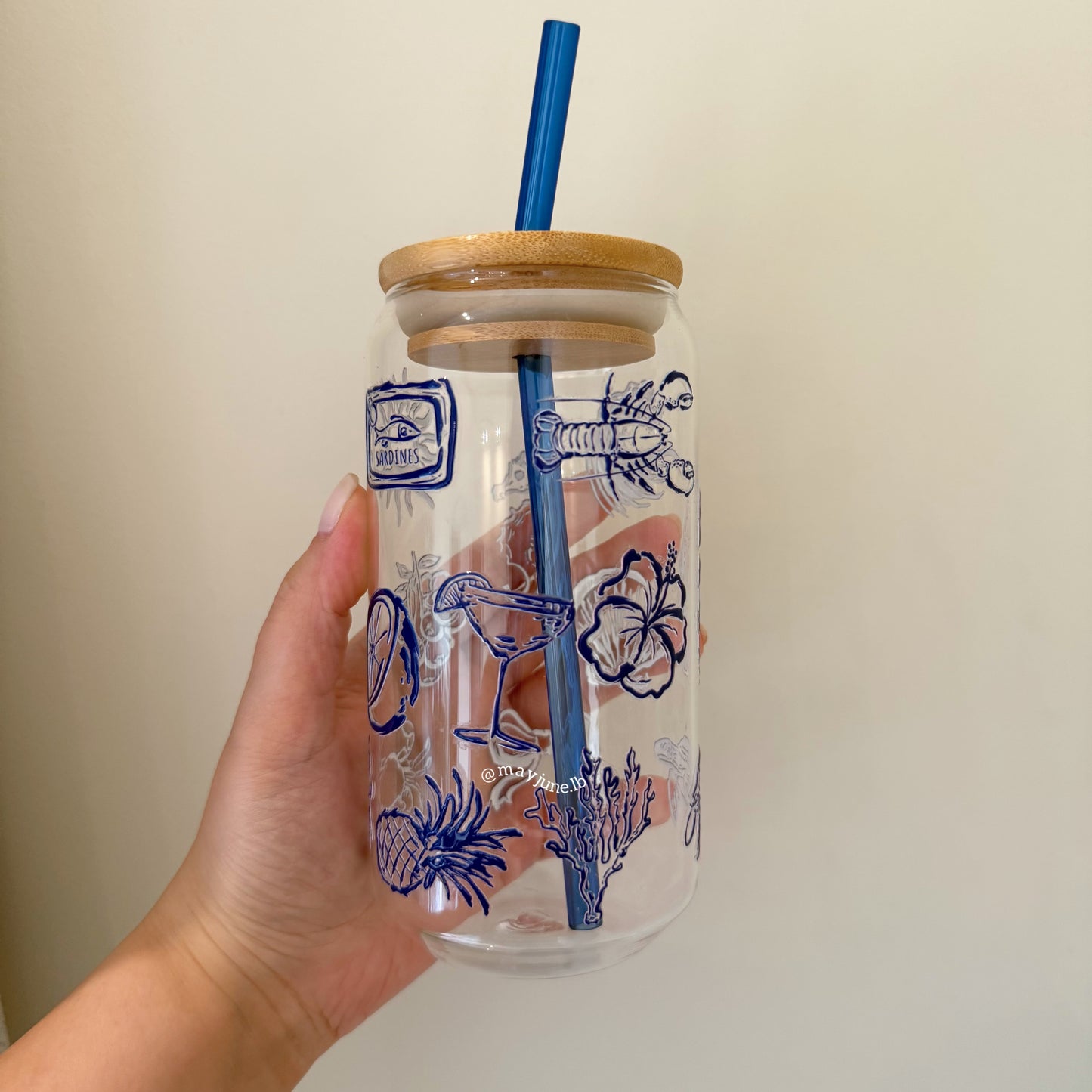 Ocean Babe cup 🌊🩵🍍