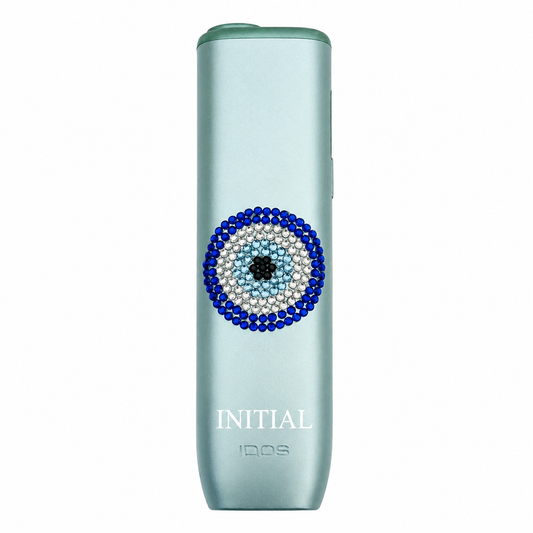 Blue evil eye with initials | IQOS 🧿