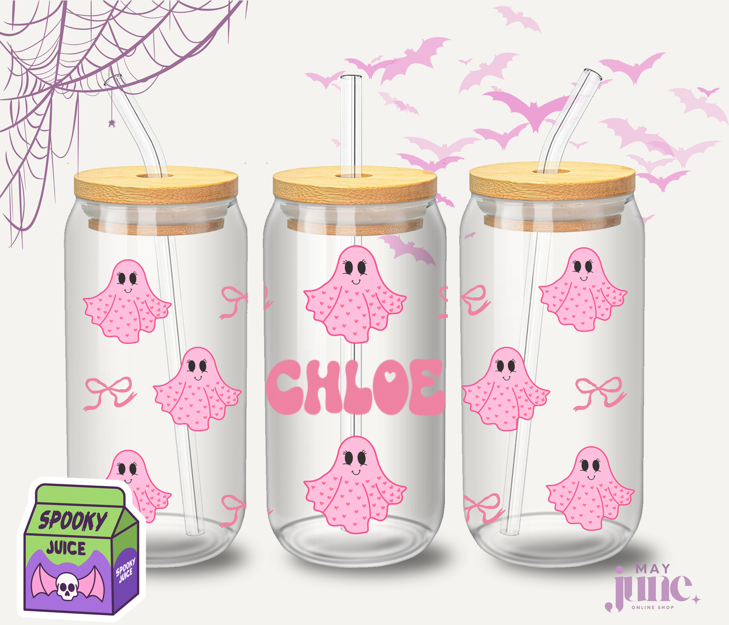 Spooky But Pink Cup 🎀
