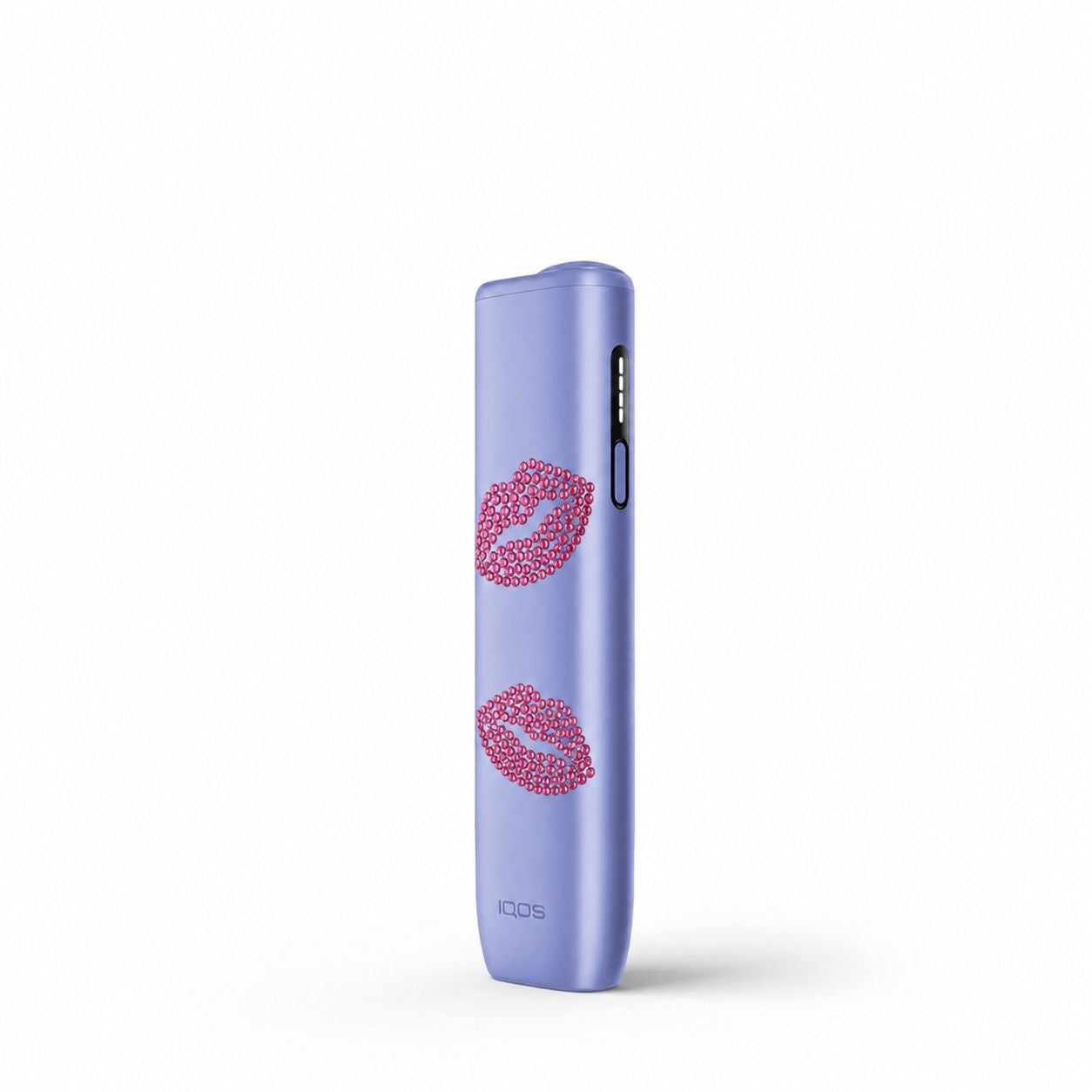Bedazzled lip design with printed initials | IQOS