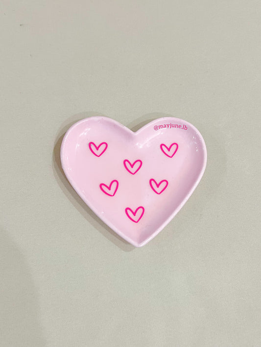 Hearts on heart tray 💗