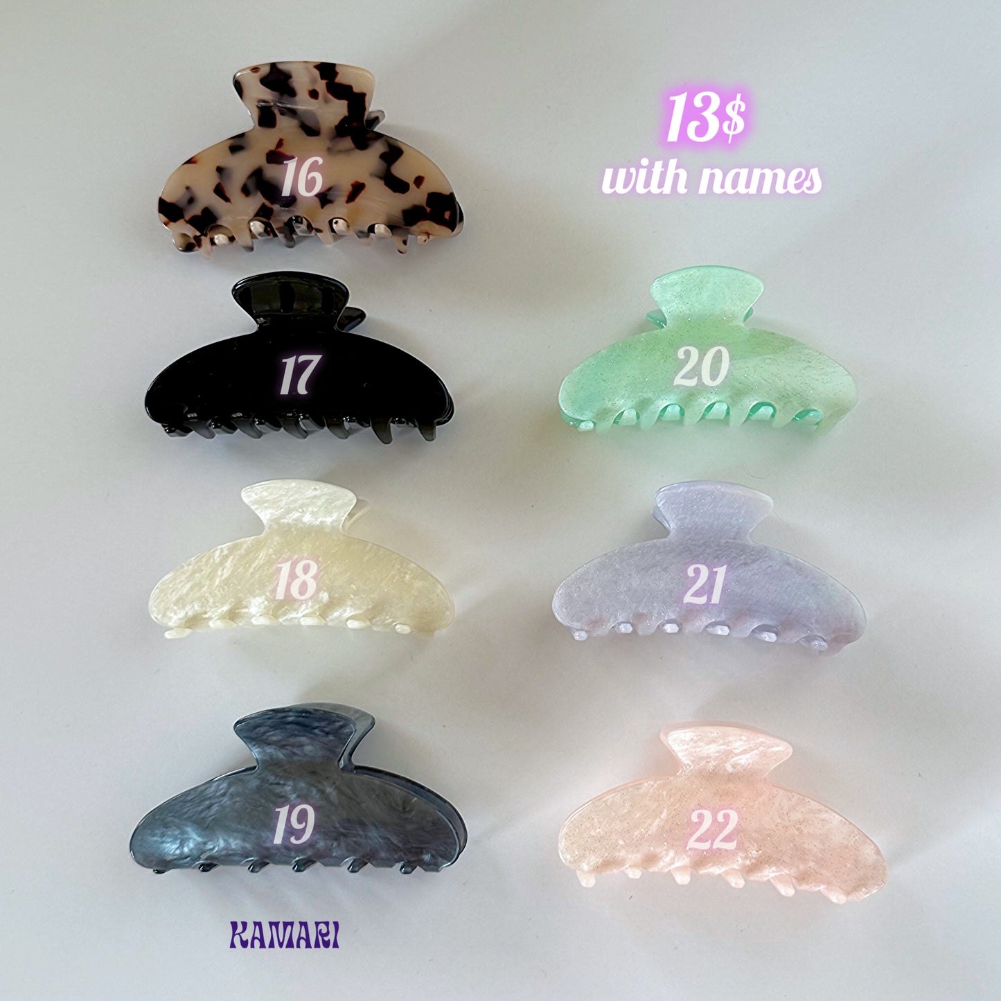 Personalized Claw Clips✨