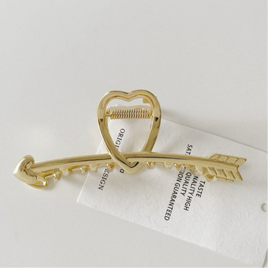 Arrow heart Claw clip
