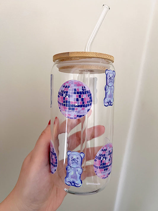 Summer lover Gummy bear cup 🐻 🪩