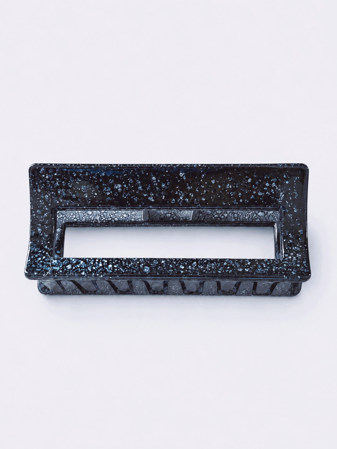 Midnight Marble Claw Clips