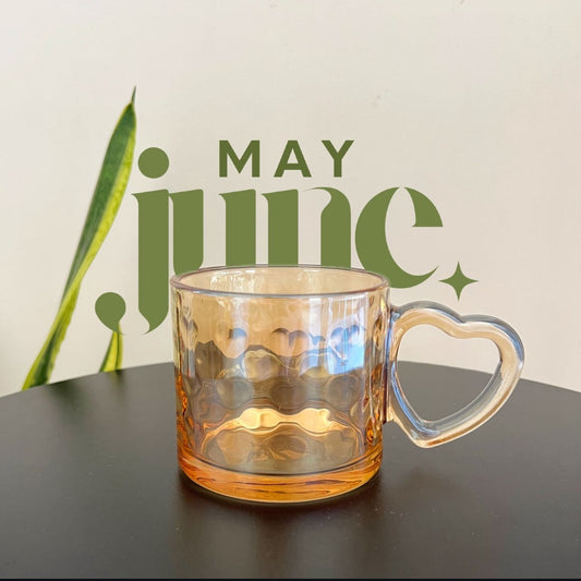 Heart handle mug